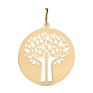 Кулон из золота 585 пробы DINASTIA 501158-1000