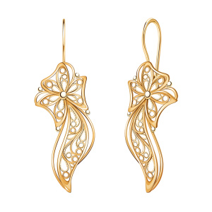 Серьги из золота 585 пробы ATOLL 2732