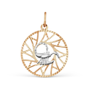 Кулон из золота 585 пробы KARATOV Т130634826