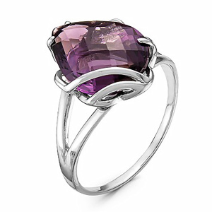 Кольцо из серебра 925 пробы с кварцем ДАР К-3030р