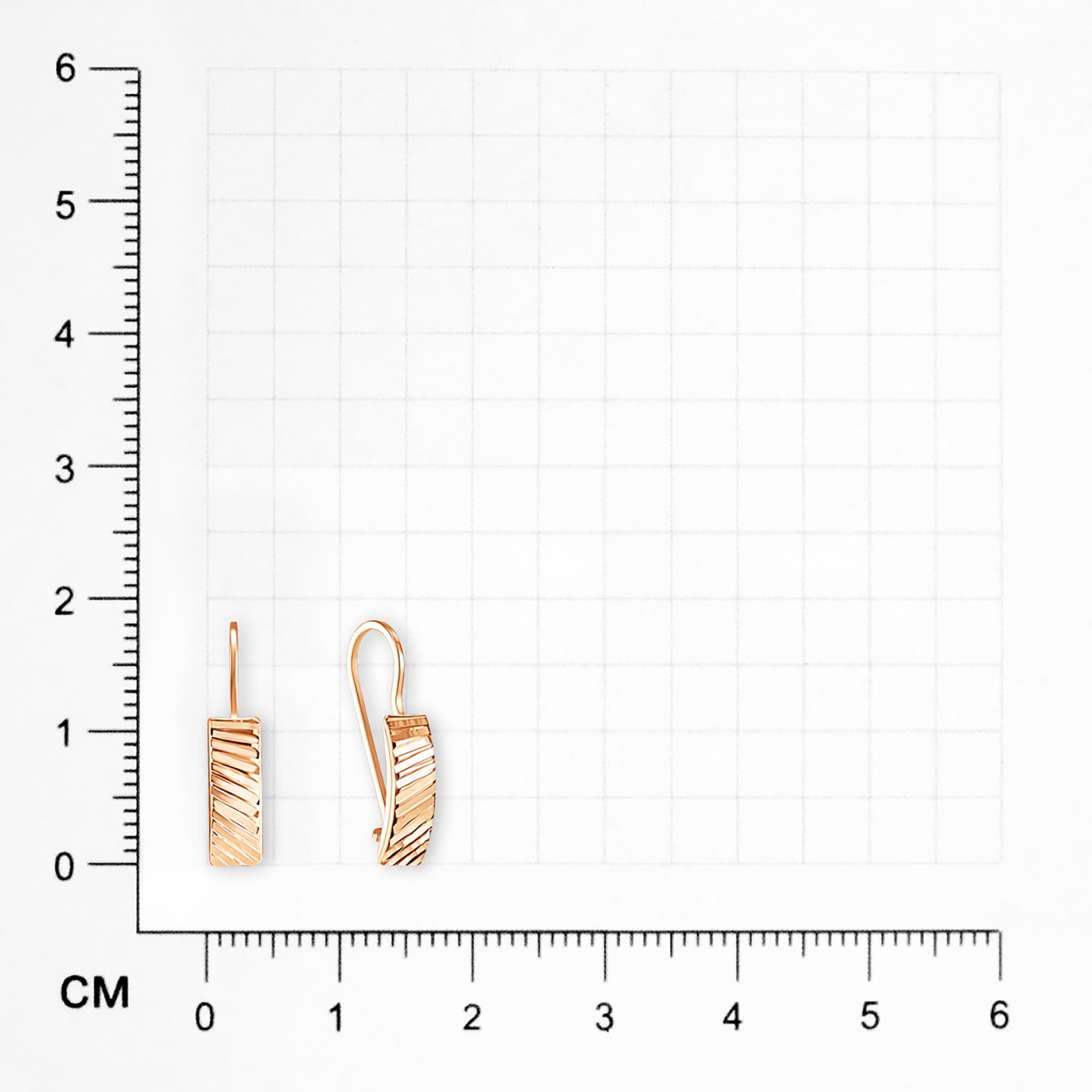 Серьги из золота 585 пробы ГОЛДЕН ГЛОБ Срг19-01 Золото 585 пр.