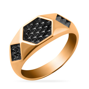 Кольцо из золота 585 пробы с фианитом SANIS 01-500106