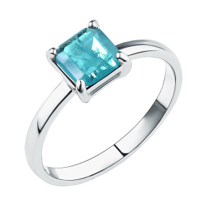 Кольцо из серебра 925 пробы с горным хрусталём TALANT 20-72-0П00-15371