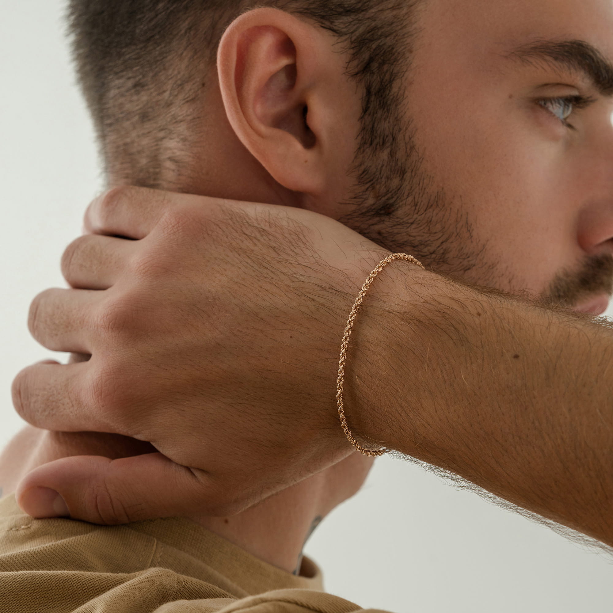 Браслет из золота 585 пробы KRASTSVETMET НБ 12-099 d.0.40 Золото 585 пр.