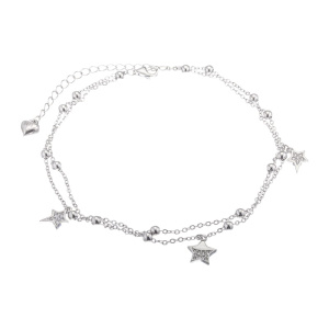 Браслет из серебра 925 пробы с кубическим цирконием МАСТЕР КЛИО 22Б140099