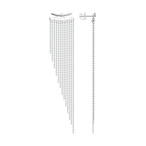 Серьги из серебра 925 пробы SOKOLOV 94026732