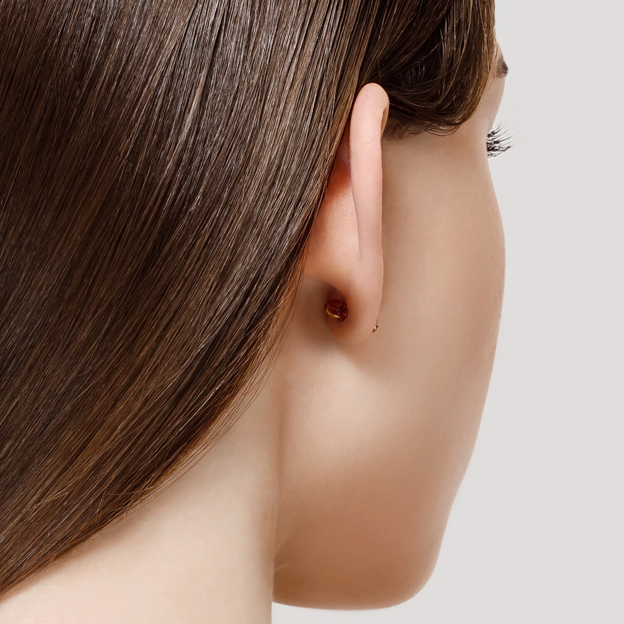 Серьги из золота 585 пробы с фианитом SOKOLOV 027468 