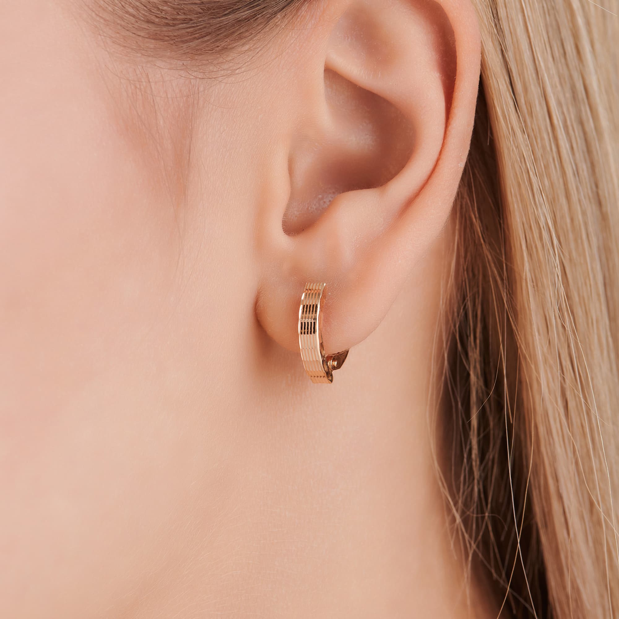 Серьги из золота 585 пробы ГОЛДЕН ГЛОБ Срг01-03 Золото 585 пр.