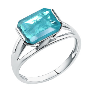 Кольцо из серебра 925 пробы с горным хрусталём TALANT 20-72-0П00-15363