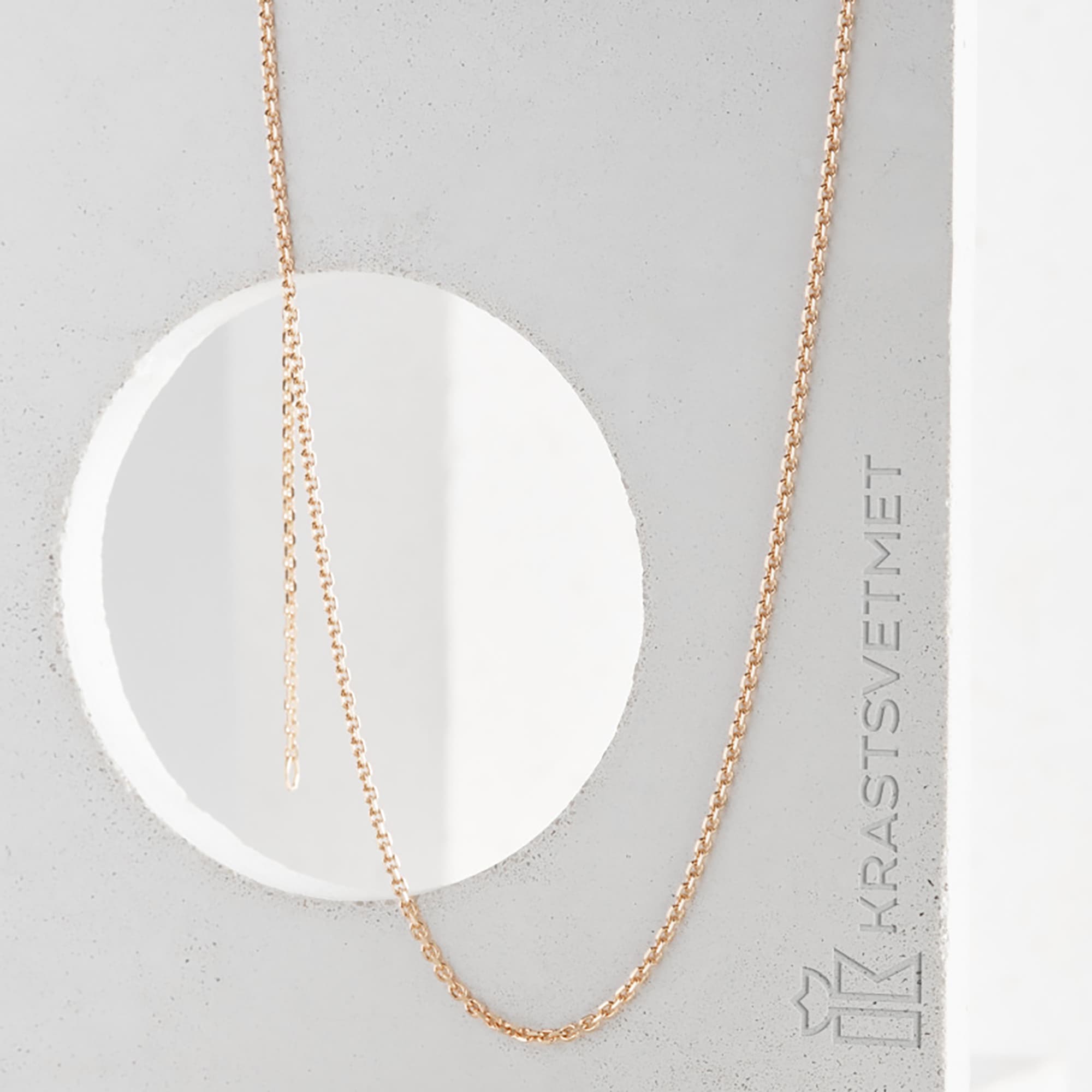 Цепь из золота 585 пробы KRASTSVETMET НЦ 15-053 d.0.40 Золото 585 пр.