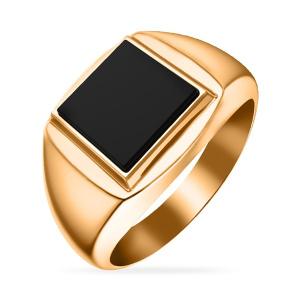 Печатка из золота 585 пробы с ониксом SANIS 08-540137