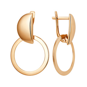 Серьги из золота 585 пробы DINASTIA 010732-1000