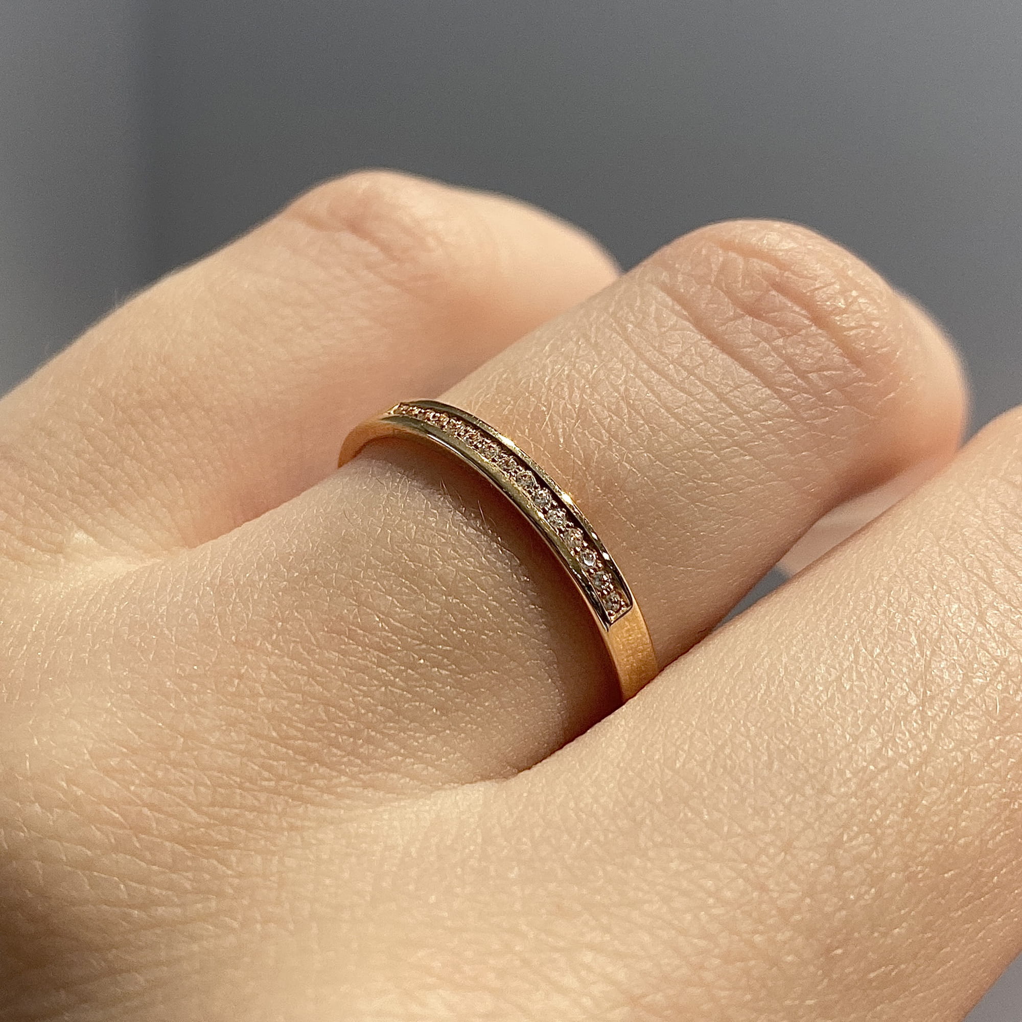 Кольцо из золота 585 пробы с фианитом PRIMOSSA 201 150 306 