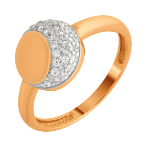 Кольцо из золота 585 пробы с фианитом SVETLOV 11-1555-11-01