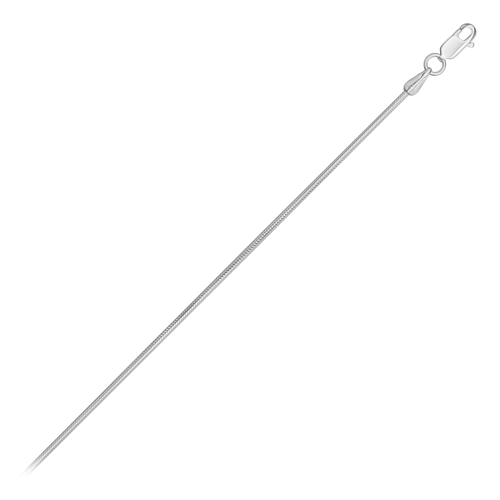 Цепь из серебра 925 пробы KRASTSVETMET НЦ 22-078БЮ-3 d.0.35 Серебро 925 пр.