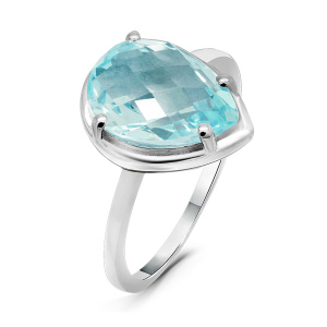 Кольцо из серебра 925 пробы с топазом EVORA 645144