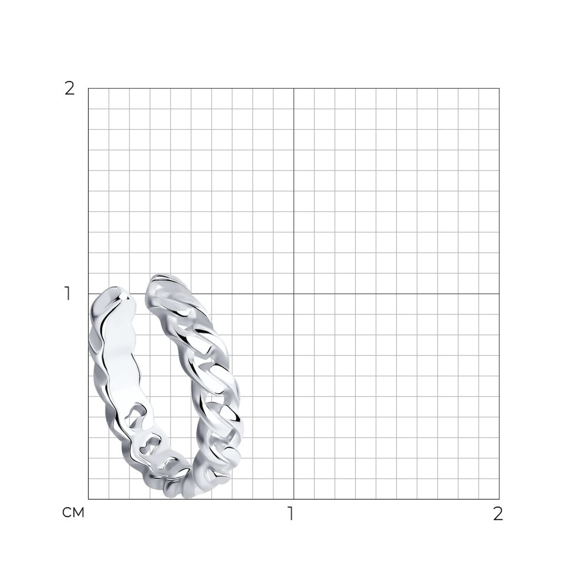 Серьги б/п из серебра 925 пробы SOKOLOV 94170237 Серебро 925 пр.