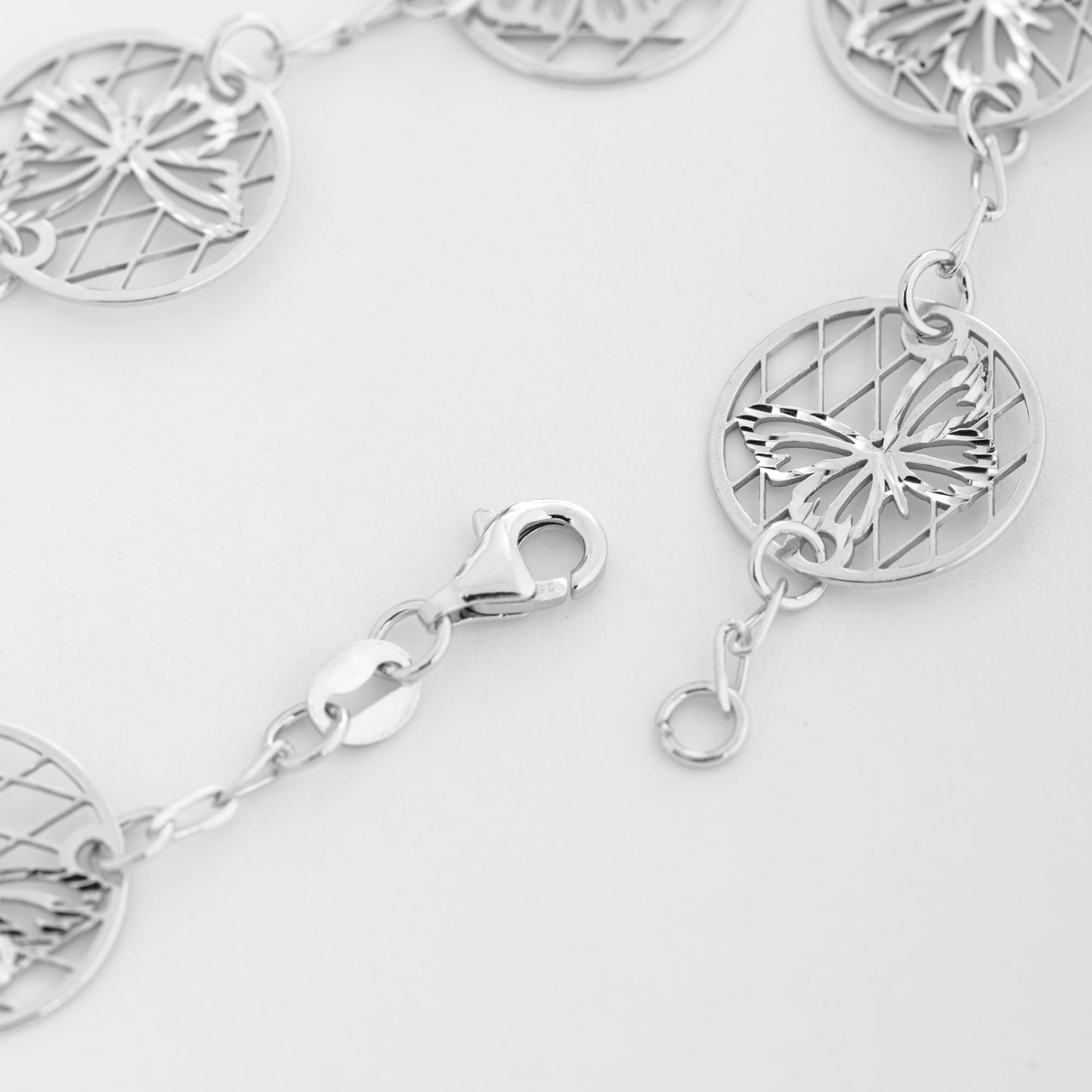 Браслет из серебра 925 пробы АЛЬФА-КАРАТ 2055692/9 Серебро 925 пр.