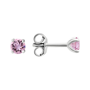 Серьги из серебра 925 пробы с кристаллом swarovski TALANT 12-72-000Ч-26413