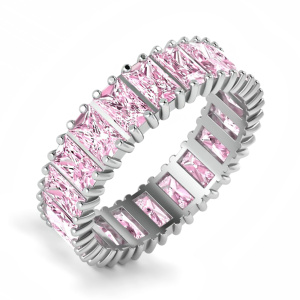 Кольцо из серебра 925 пробы с фианитом COUPLE STUDIO 10105155_Baguette