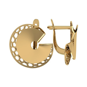 Серьги из золота 585 пробы SANIS 08-207208