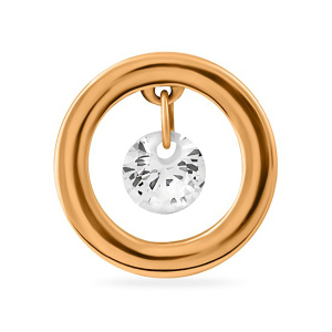 Кулон из золота 585 пробы с фианитом SANIS 01-315610