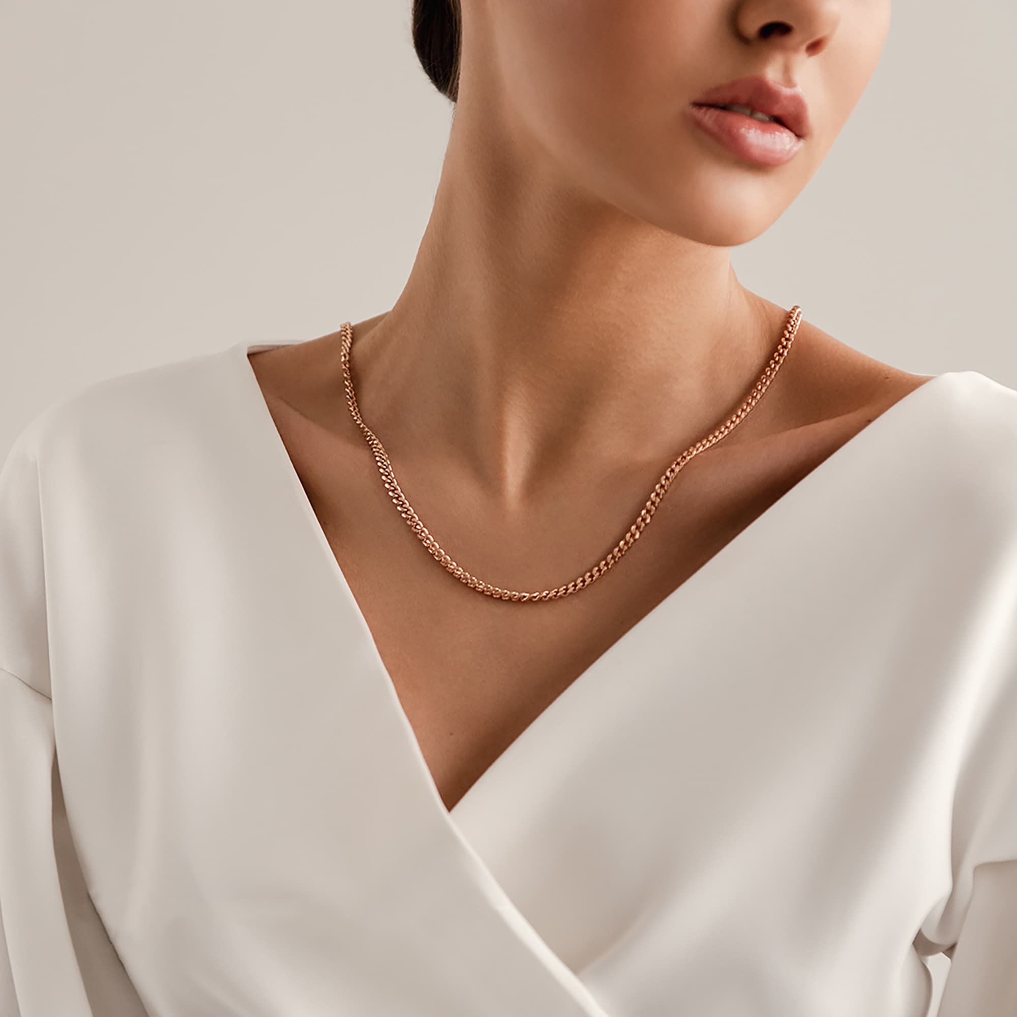 Цепь из золота 585 пробы KRASTSVETMET НЦ 12-002ПГ d.1.20 Золото 585 пр.