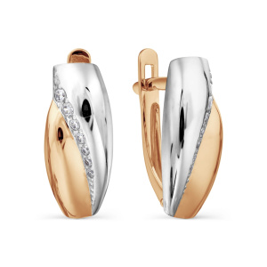 Серьги из золота 585 пробы KARATOV Т147028898