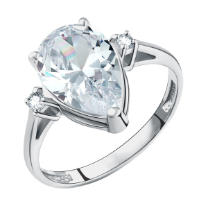 Кольцо из серебра 925 пробы с фианитом TALANT 20-72-0001-14086