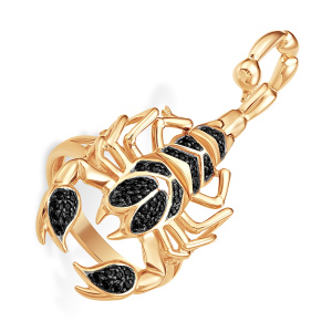 Кольцо из золота 585 пробы с фианитом EFREMOV К19216439