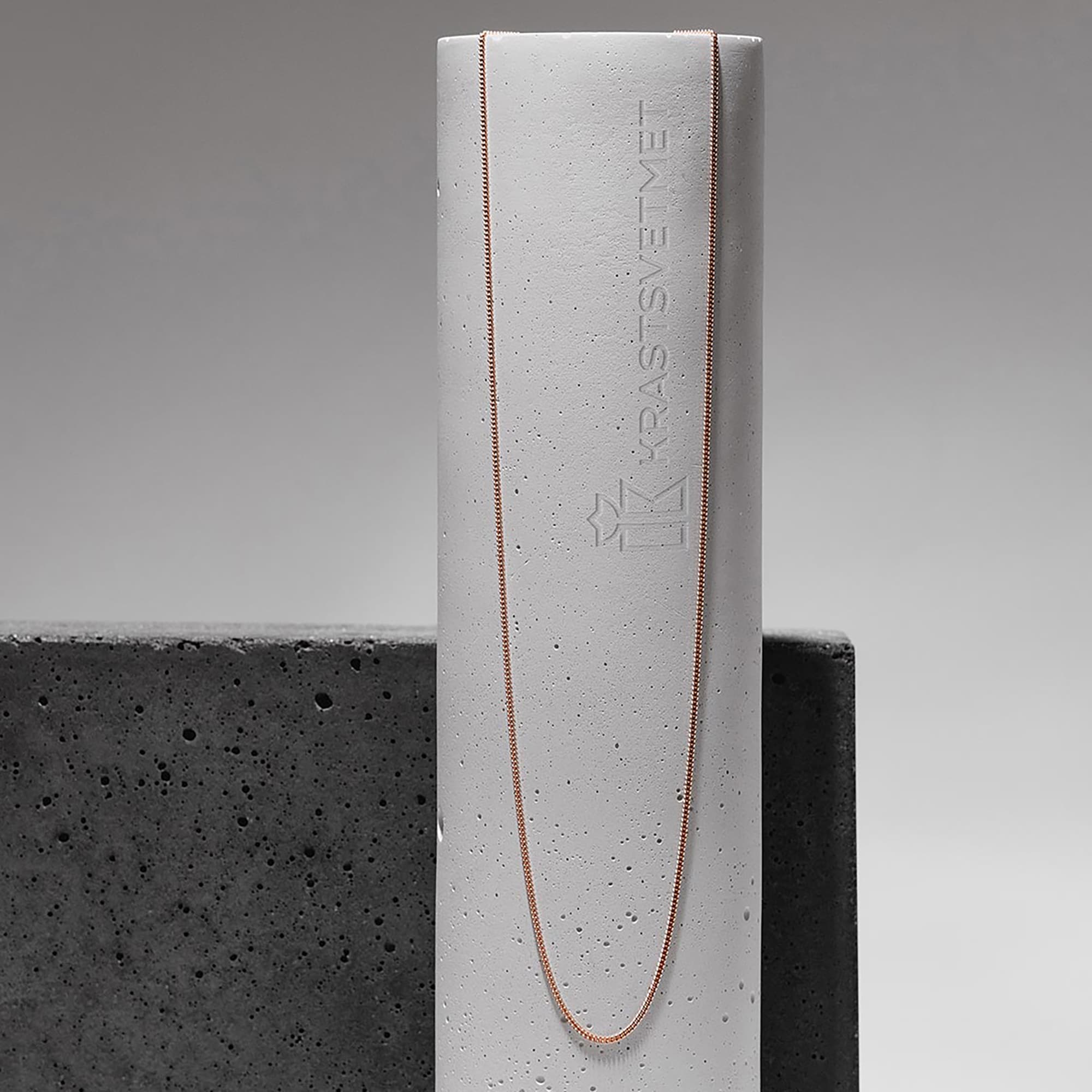 Цепь из золота 585 пробы KRASTSVETMET НЦ 12-002 d.0.35 Золото 585 пр.