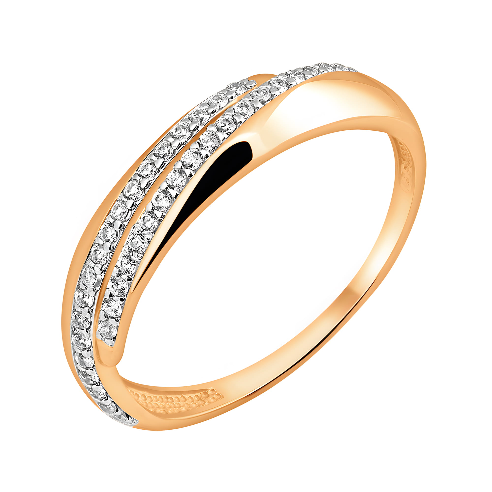 Кольцо из золота 585 пробы с фианитом SVETLOV 11-1538-11-01 