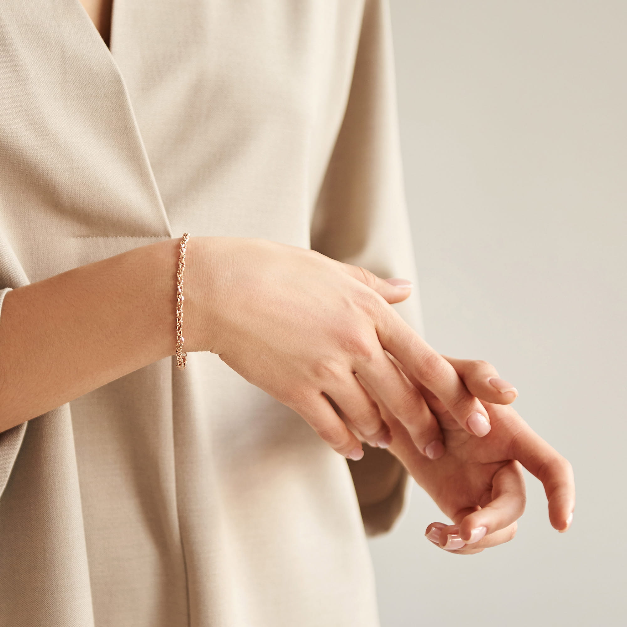 Браслет из золота 585 пробы KRASTSVETMET НБ 12-100 d.1.20 Золото 585 пр.