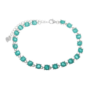 Браслет из серебра 925 пробы с кубическим цирконием МАСТЕР КЛИО 23Б144143_02