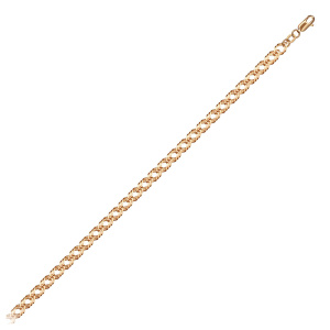 Цепь из золота 585 пробы KRASTSVETMET НЦ 12-203ПГ d.0.60