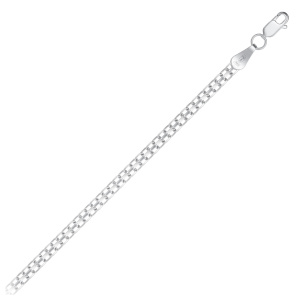 Цепь из серебра 925 пробы KRASTSVETMET НЦ 22-040Ю-3 d.0,50