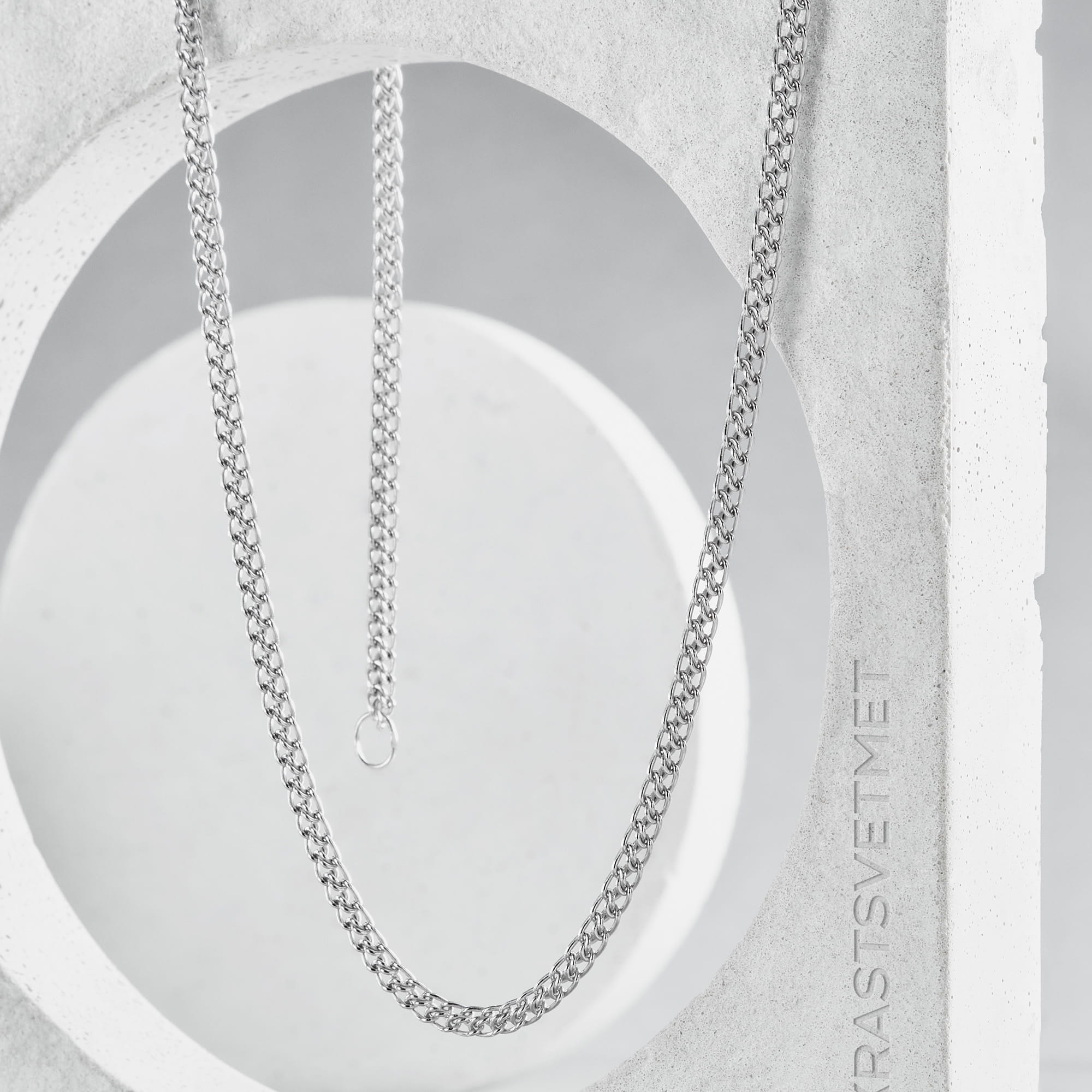 Цепь из серебра 925 пробы KRASTSVETMET НЦ 22-320Ю-3 d.0.60 Серебро 925 пр.