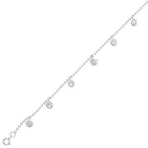 Браслет из серебра 925 пробы с цирконием VERONA Sc00714r