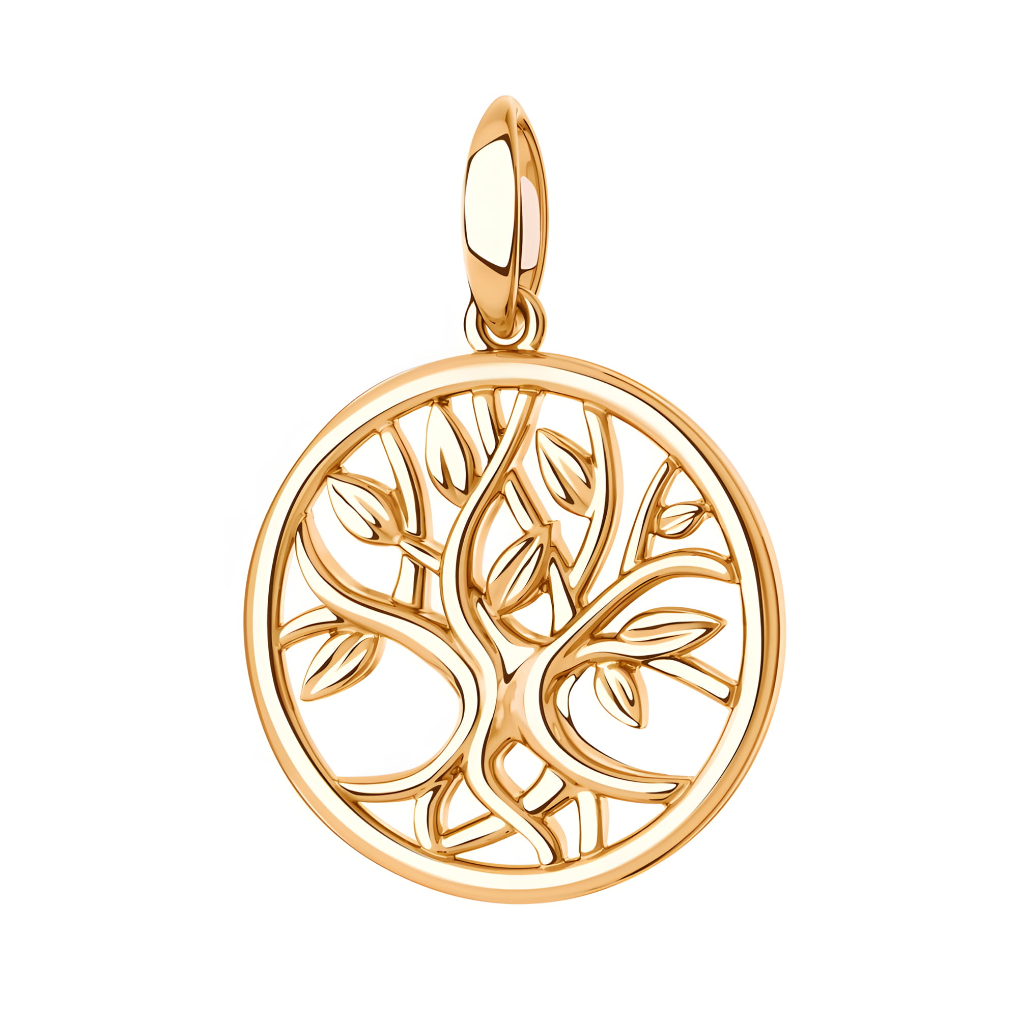 Кулон из золота 585 пробы SANIS 01-307735 Золото 585 пр.