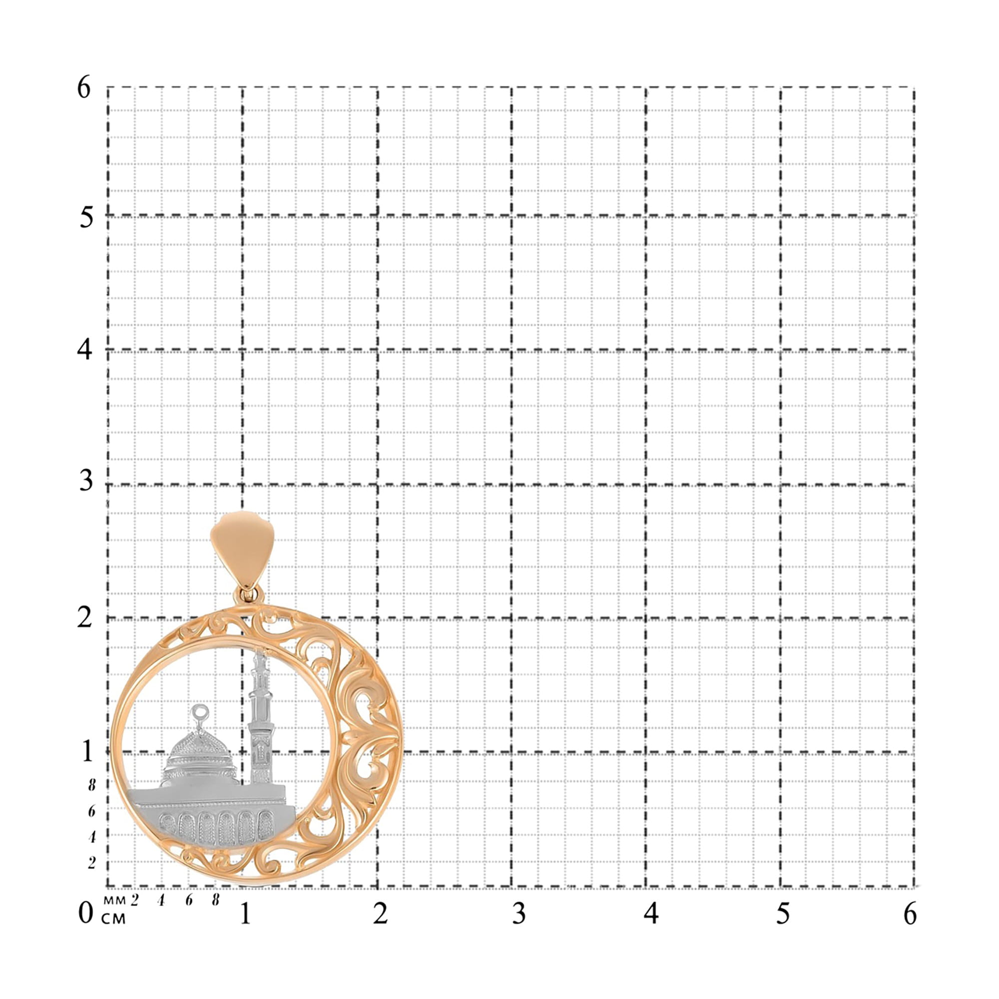 Кулон из золота 585 пробы TALANT 50-02-0000-27929 