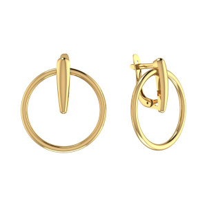 Серьги из золота 585 пробы SANIS 08-209063
