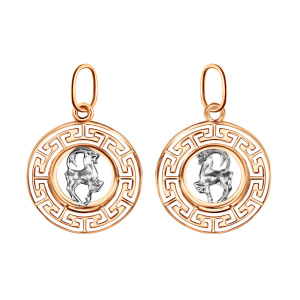 Кулон из золота 585 пробы ГОЛДЕН ГЛОБ КрСВПкоз