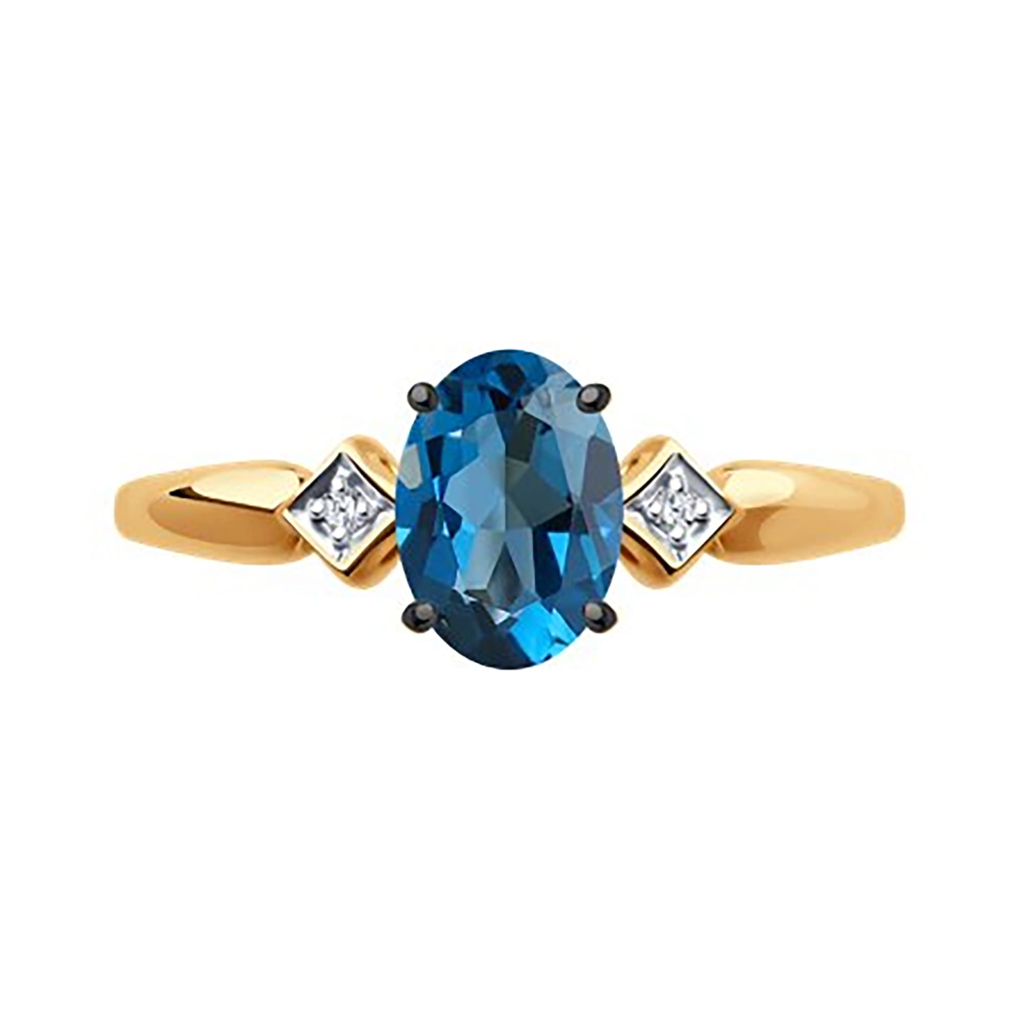 Кольцо из золота 585 пробы с топазом SOKOLOV 51-310-01919-2 Золото 585 пр.