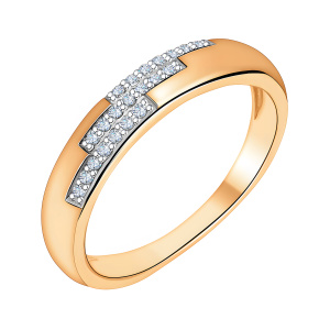 Кольцо из золота 585 пробы с фианитом SVETLOV 11-1715-11-01