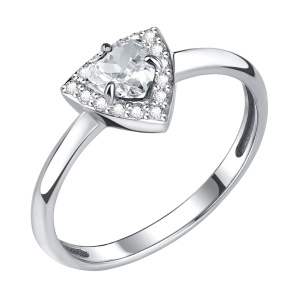 Кольцо из серебра 925 пробы с фианитом TALANT 20-72-0001-10172