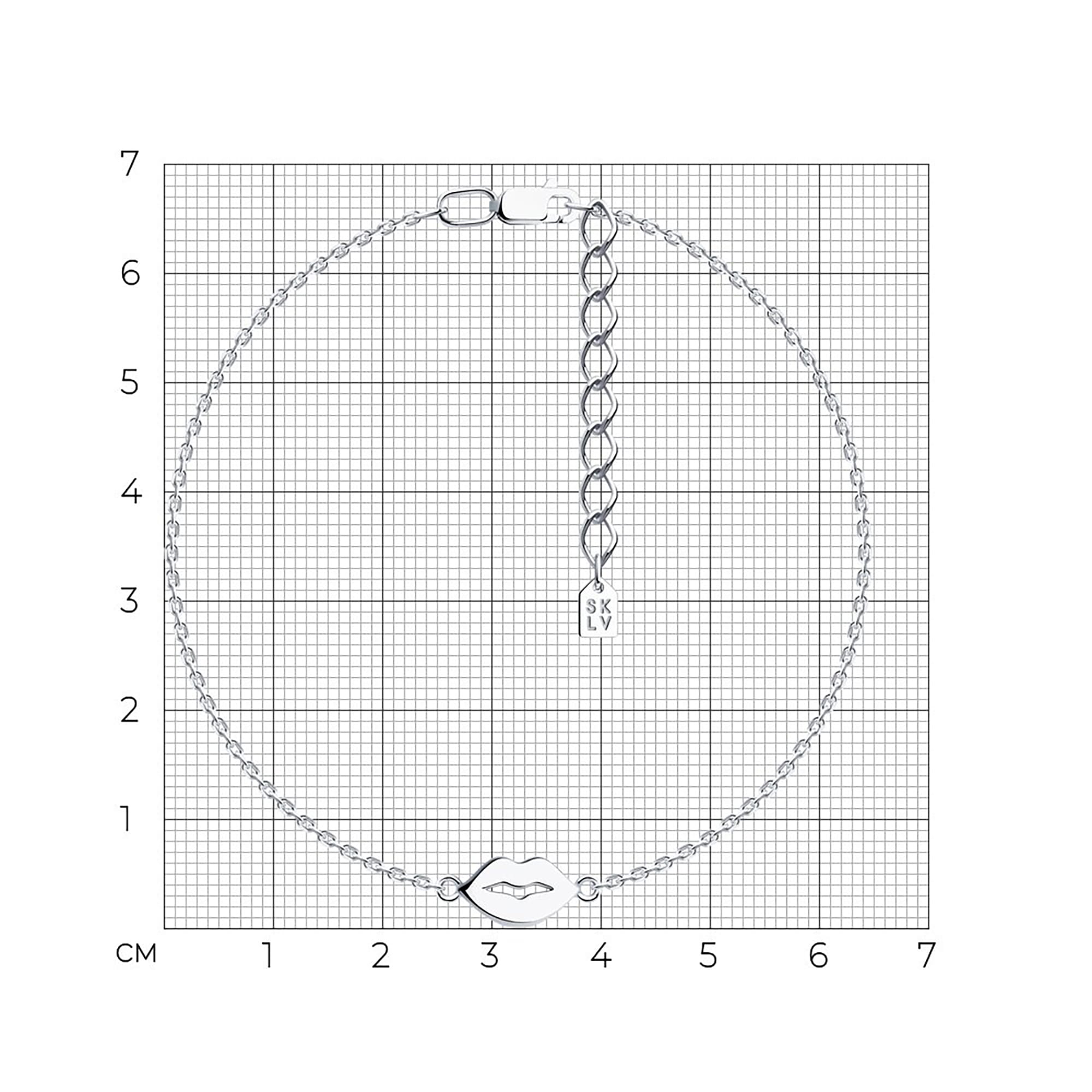 Браслет из серебра 925 пробы SOKOLOV 94050668 Серебро 925 пр.