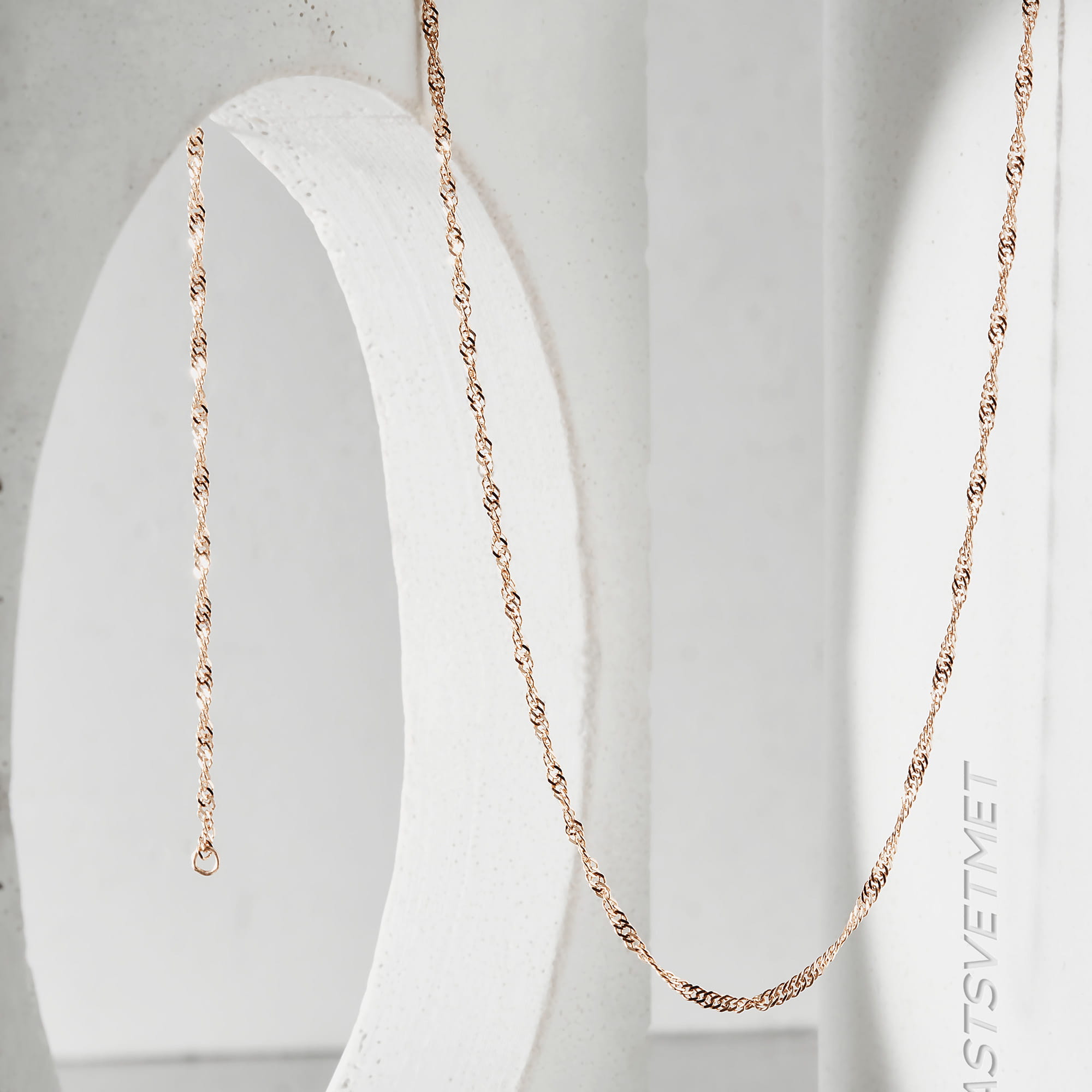 Цепь из золота 585 пробы KRASTSVETMET НЦ 12-028 d.0.30 Золото 585 пр.