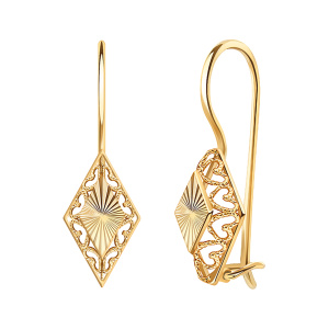 Серьги из золота 585 пробы ATOLL 2684А