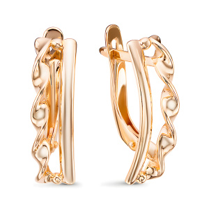 Серьги из золота 585 пробы DEL'TA 2205925