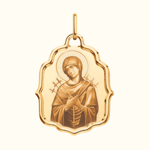 Кулон из золота 585 пробы ATOLL 3121